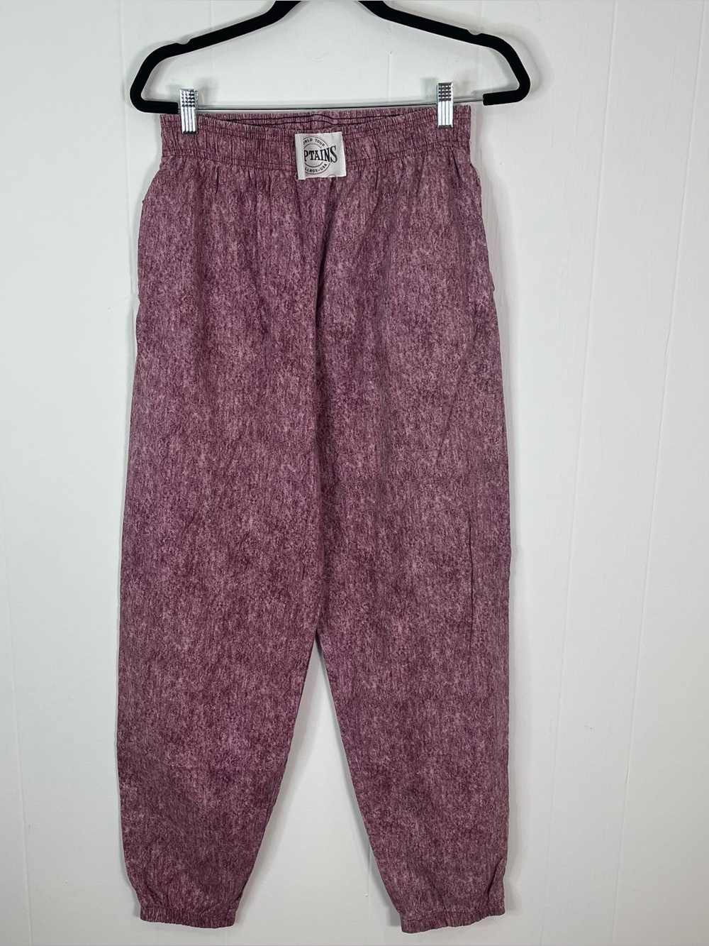 Vintage 80s Captains World Tour Callbox USA Parachute Hammer Pants Large